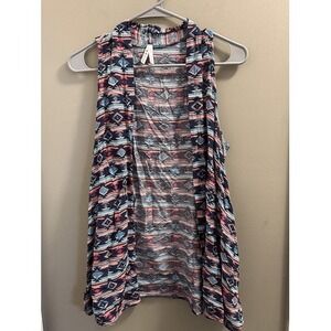 Women's Medium Blouse Roper Western Wear  Long Sleeves Soft Light Flowing